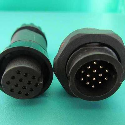 厂家供应:华亿发达防水连接器 HYF-280 14芯防水插头公母插头 工业防水插头图片_高清图_细节图-深圳市华亿发达科技 -